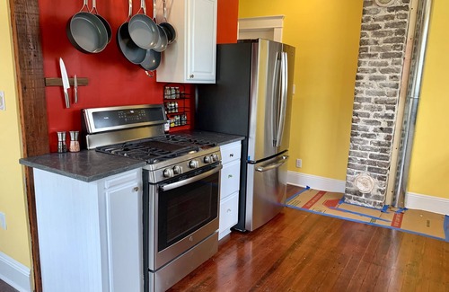 Bywater Apartment | Large renovated Bywater apartment with a pool for 31 days or longer!