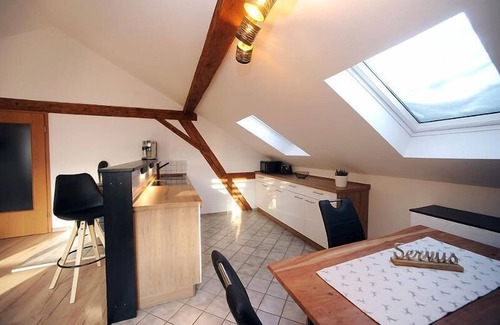 Silberberg Apartment | Large vacation apartment with balcony, Swedish stove and box-spring bed