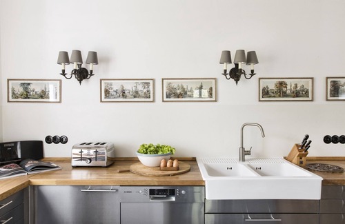 Pommerby House | Large vacation home with a view of the Baltic Sea, fireplace and sauna