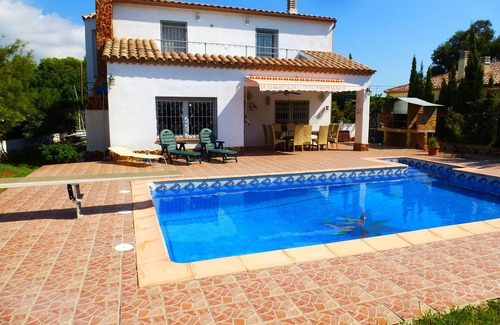 Les Tres Cales Villa | Large villa with pool, billiards/cinema room, 12 people