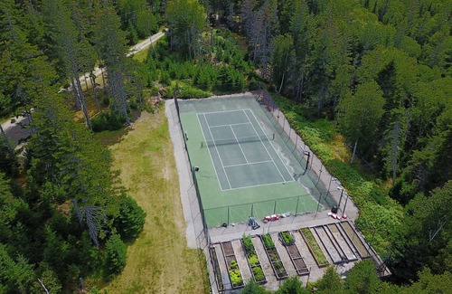 Vinalhaven House | Large waterfront home with tennis court, dock, large boat moorings, great views