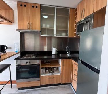 El Golf Apartment | Las Condes Skyline Steps from Parque Arauco