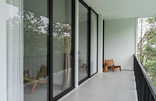 Bandung Villa | Lavender Rooftop 3BR Villa with a Heated Private Pool