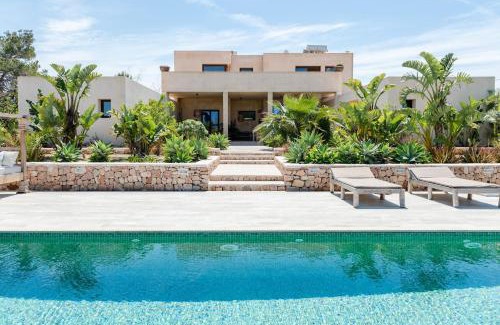Cala de Bou Villa | Lavish Ibizan Villa Beautiful Gardens Villa Izarra Private Pool & Wonderful Country Views San Jose