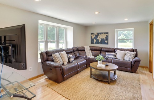 Lawrence House | Lawrence Vacation Rental ~ 19 Mi to Lake Michigan!