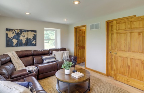 Lawrence House | Lawrence Vacation Rental ~ 19 Mi to Lake Michigan!