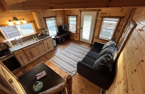 Ashtabula Cabin | Lazy Bear Cabin in between Geneva-on-the-Lake and the Historic Ashtabula Harbor