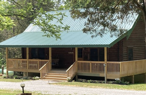 Decatur Cabin | Lazy Spread Cabin. Secluded wooded cabin tucked away with all the amenities