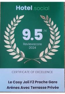 Route d'Arles Apartment | LE COSY Joli F2 proche gare, Arénes avec terrasse privée