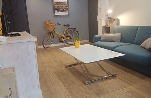 Centre Erlon Apartment | Le Grenier à Sel, Chaleureux 2 Chambres, 6pl, Centre Gare