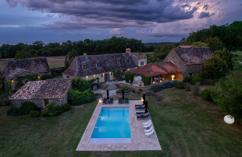 Sainte Croix de Beaumont House | Le Mas & Le Mazet: 5-star house and cottage, private pool with stunning views