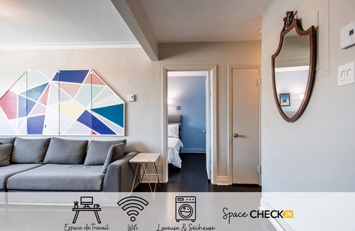 Ahuntsic Apartment | Le Paisible | Subway | AC | Free Parking