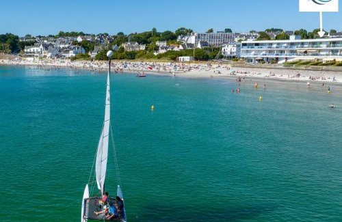 Concarneau Apartment | Le Souffle Marin CONCARNEAU - VUE MER panoramique DIRECT sur la PLAGE des Sables Blancs FIBRE Parking PRIVÉ Secure PANORAMIC SEE VIEW direct ON BEACH