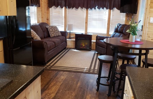 Christopher Creek Cabin | Like new one bedroom, one bath cabin overlooking Christopher Creek