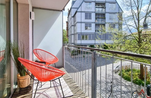 Mitte Condo | LINDE3 - 10 min. to the old town - balcony with Pegnitz view