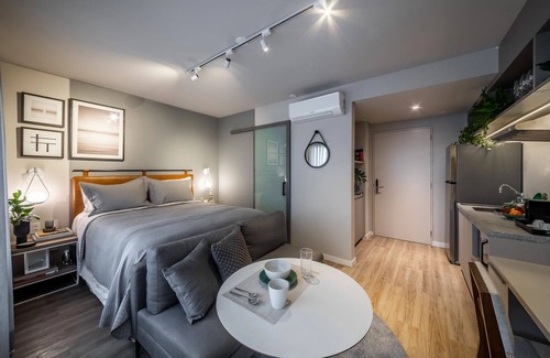 Sumare Apartment | Lindo e Completo Studio em Perdizes - São Paulo com Lavanderia e Piscina