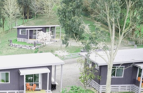 Feilding Cabin | Little Forest Cabins with an awesome outlook. No. 3
