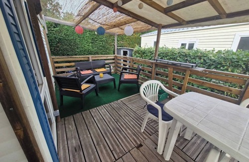 Sainte-Eulalie-en-Born House | Location Mobil Home 4 à 6 Couchage Dans un Camping 3 Étoiles