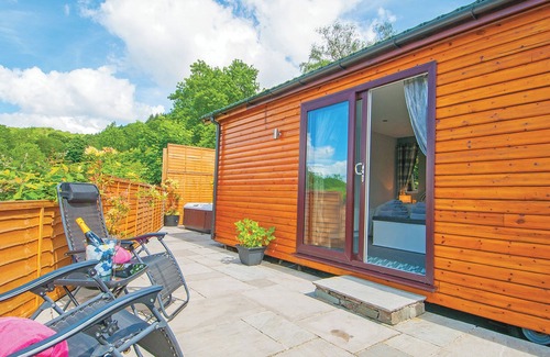Low Newton Ski Chalet | Lodge with one king-size double with TV.