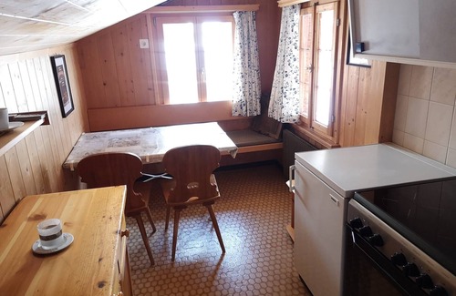 Monstein Apartment | Loft in Walserhaus, balcony, unobstructed location