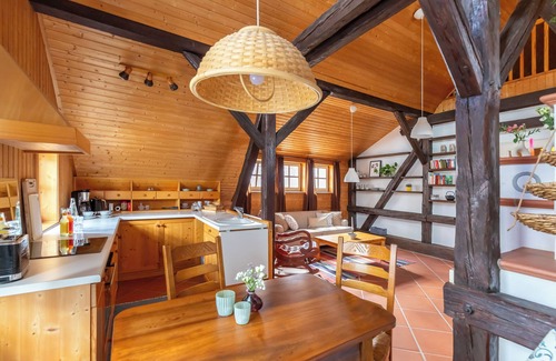 Schlitz Apartment | Loft with sauna and fireplace