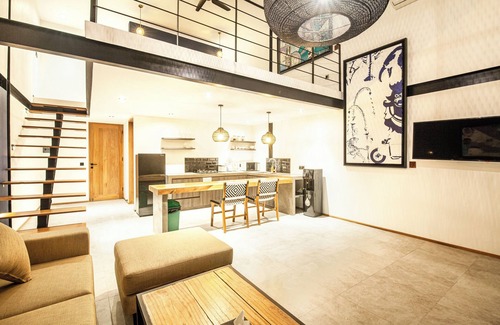 Munggu Apartment | Lofty NYC Vibes 200m to Canggu Beach