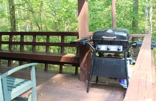 Schnellville House | Log Cabin 6 with Hot Tub at Osborn Ramp on Patoka Lake