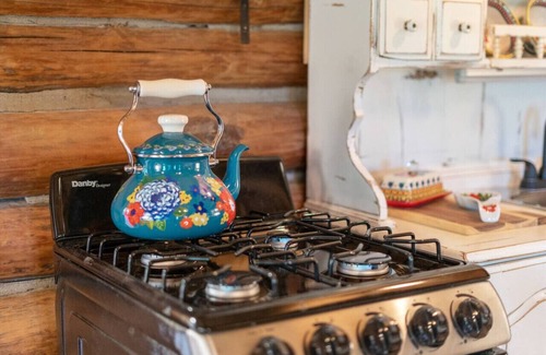 Rudy Cabin | Log cabin on 100 acres-Wifi-Kitchen-Wildlife-The Happy Hound