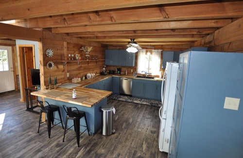 Young Cabin | Log cabin on 2.5 private wooded acres! Bring your horses & ATV's. Hunt area 23