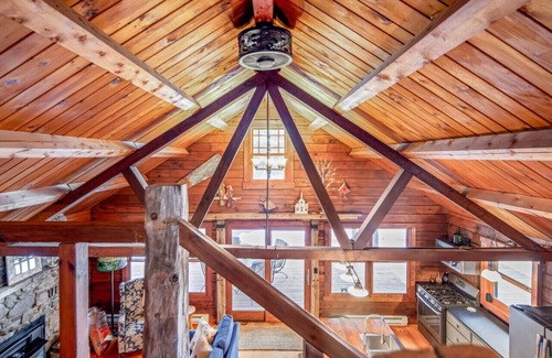 Clemons Apartment | Log Cabin w/Hot Tub minutes to Lake George Marina