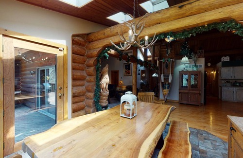 McHenry Cabin | Log Cabin with HGTV Style Backyard INCREDIBLE property