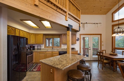 Bayfield House | Log Home with Lake & Mountain Views - Pool Table, Big Deck, Dogs OK