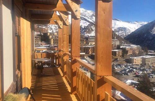 Orcieres Apartment | Logement 6 Pers sur les Pistes de Skis vue Panoramique