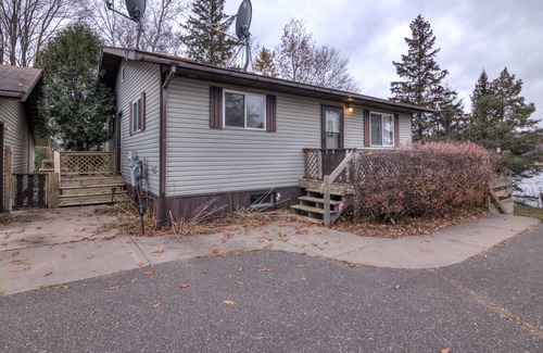 Phillips House | Long Lake View on chain of lakes w/dock; supper clubs/bars in walking distance