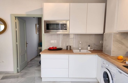 San Julian Apartment | Lovely Center Apartments Sol with two balconies facing the street and bright