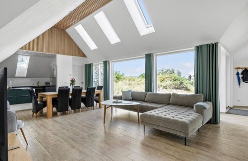 Houvig Strand House | Lovely home in Ringkøbing with sauna