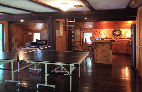 Naples House | Lovely, Sprawling Log Home On Pretty, Pristine Trickey Pond.