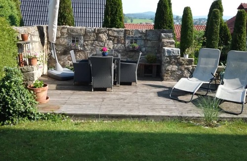 Waldkirchen Apartment | Lovingly furnished garden apartment for up to 2 people with terrace