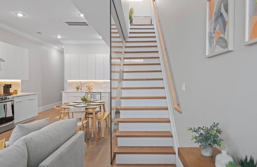 The Heights House | LUX 3BR 2Bath Gem with FREE Parking & Private Rooftop Minutes to NYC!