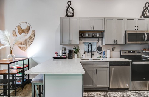 Kingsport Condo | Luxe Loft Living in Downtown Kingsport's Iconic Telephone Building