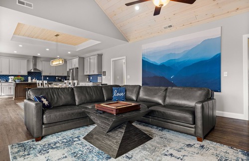 Black Mountain Cabin | Luxe quiet cabin! Hot tub w/mountain views, Dogs welcome!