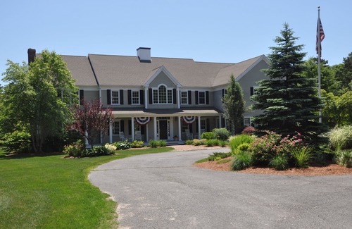 West Barnstable House | Luxurious 7BR Estate Includes - Tennis Crt, Pool, Hot Tub, Home Theater, & Gym!