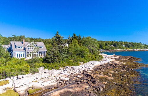 Spruce Head House | Luxurious Oceanfront Home, Private Island. Now booking for Fall and Winter 2025