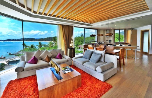 Cherngtalay Apartment | Luxurious Seafront 2 brm Penthouse with Spectacular views/unique design