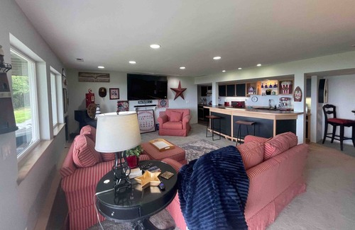 Hansville House | Luxurious water view home with private hot tub surrounded by wildlife