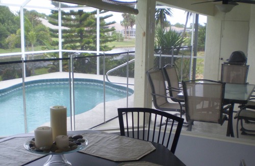 Long Meadow Villa | Luxury 3 bedroom 2 with heated pool and canal view