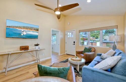 Townsite House | Luxury 3BR Oceanside Condo, AC, Walk to Beach & Pier, Private Patio, WFH Ready