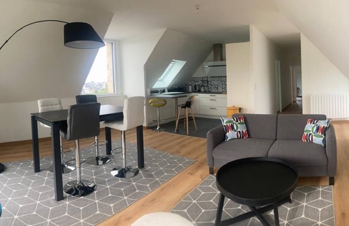 Perros-Guirec Apartment | Luxury apartment on the Côte de Granit Rose, 600 meters from the beach.