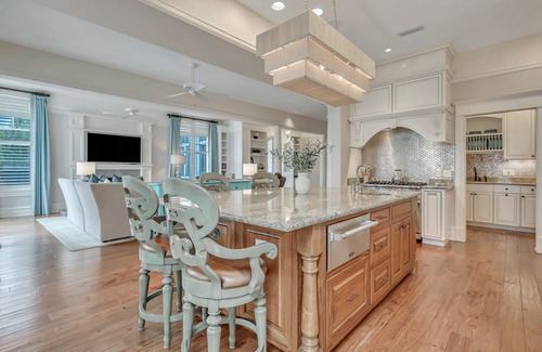 East Beach House | Luxury Beachfront Home with Guesthouse, Heated Pool & Spa, Putting Green, East Beach Oasis!