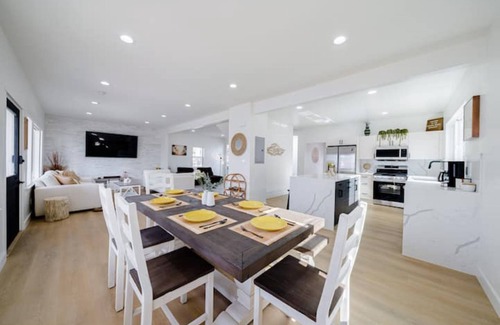 Hermosa Beach House | Luxury Beach Bungalow with Hot Tub - Steps to Sand and Pier